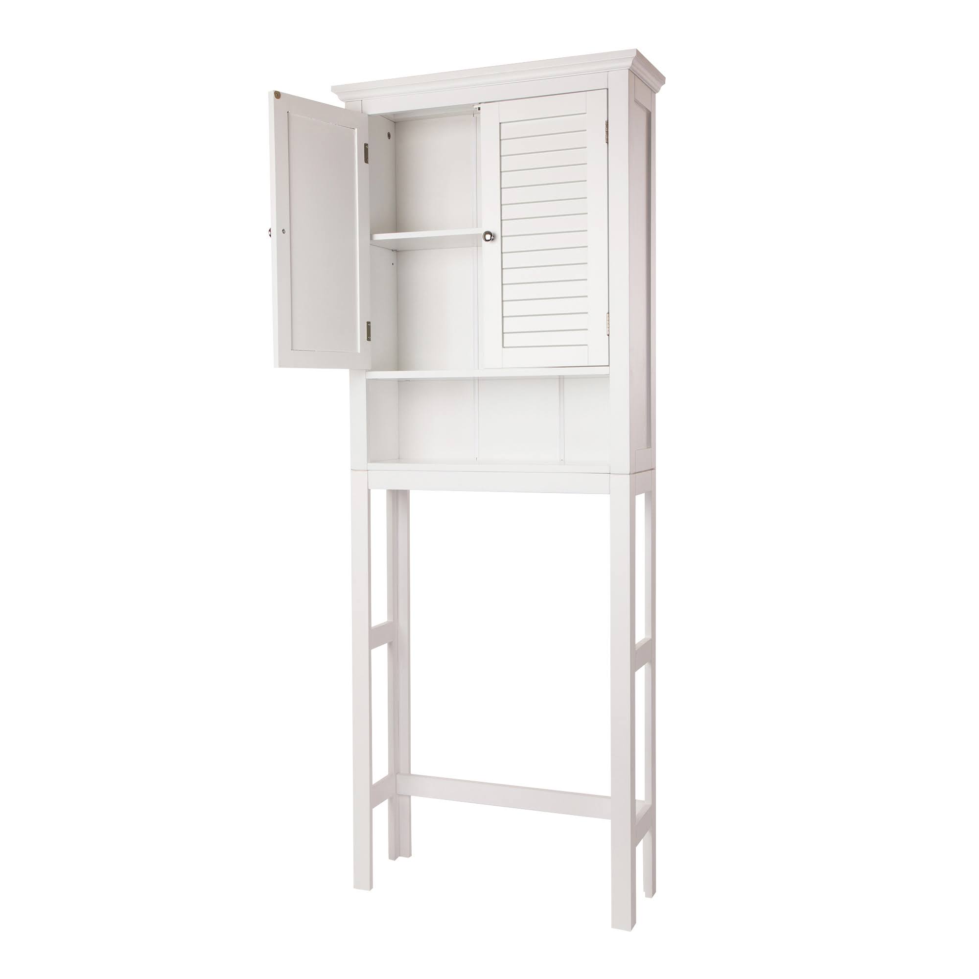 Glitzhome Bathroom Cabinet Spacesaver, White