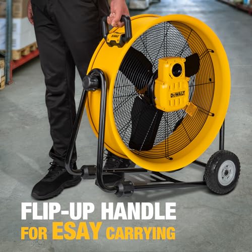 DEWALT Drum Fan High-Velocity Industrial, Drum, Floor
