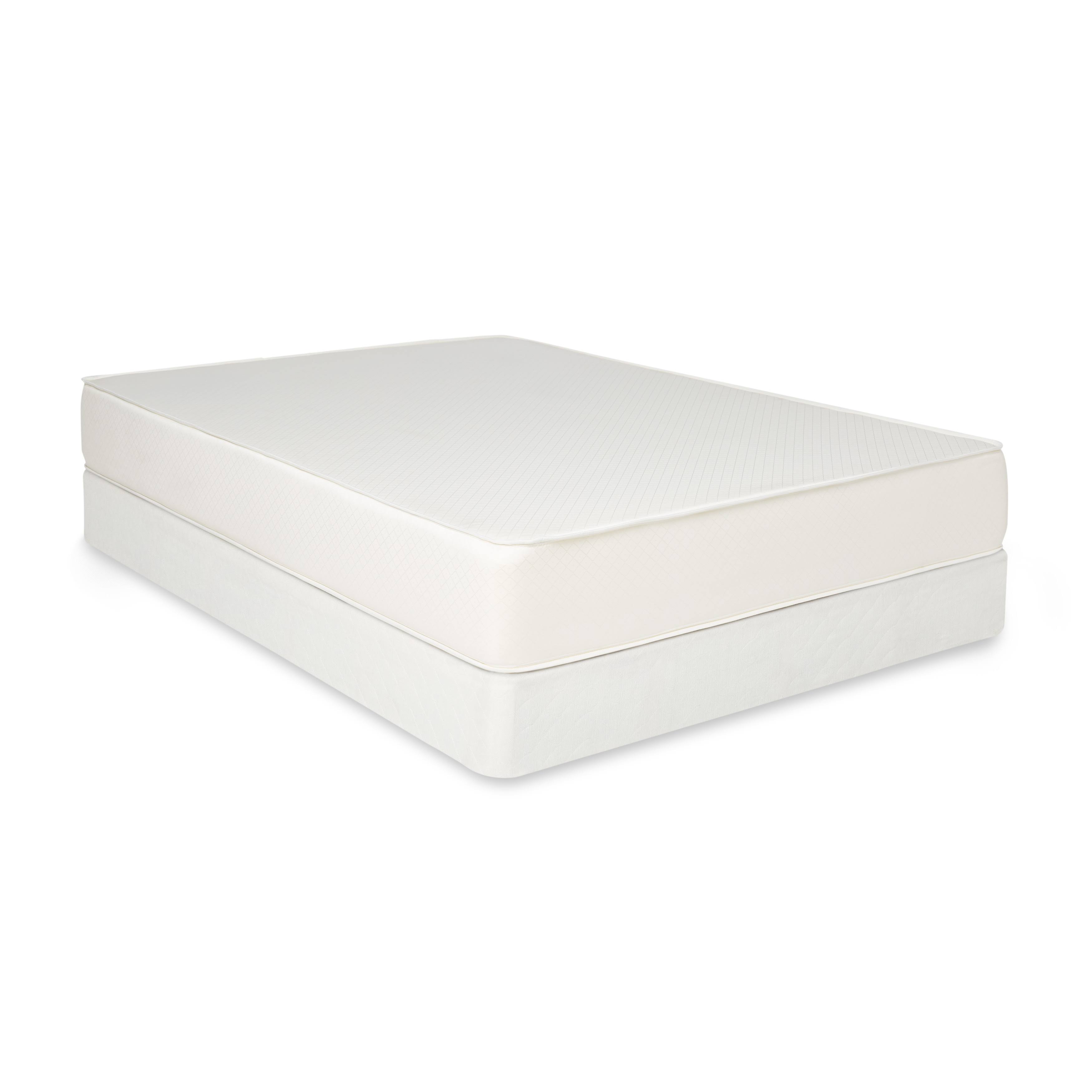 Select Luxury Flippable Firm 10-Inch King Size Foam Mattress and Foundation Set