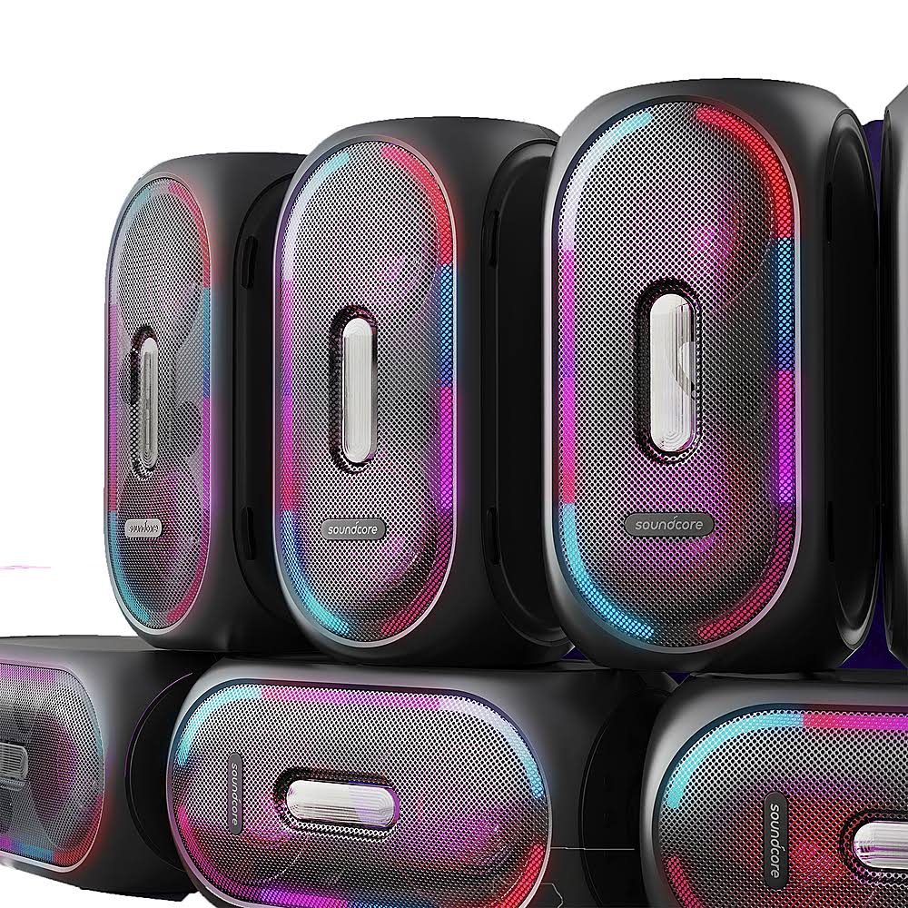 Soundcore Rave Party Speaker Plus with Customizable EQ with App - Black