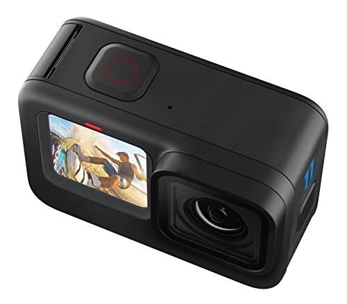 GoPro HERO11 (Hero 11) Black - Waterproof Action Camera with 5.3K Ultra HD Video, 27MP Photos, 1/1.9" Image Sensor, Live Streaming, Webcam, Stabilization + 64GB Extreme Pro Card - Bundle