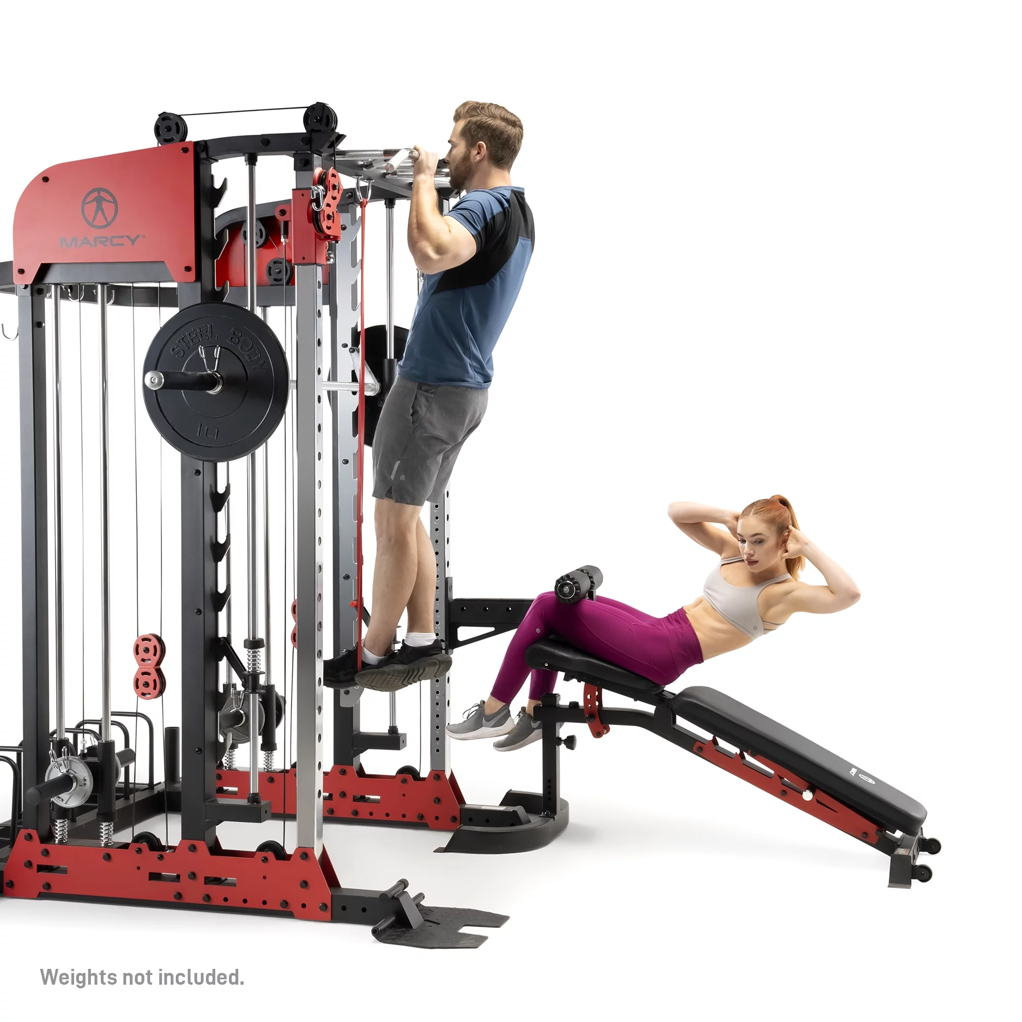 Marcy Pro Deluxe Smith Cage Home Gym System SM-7553