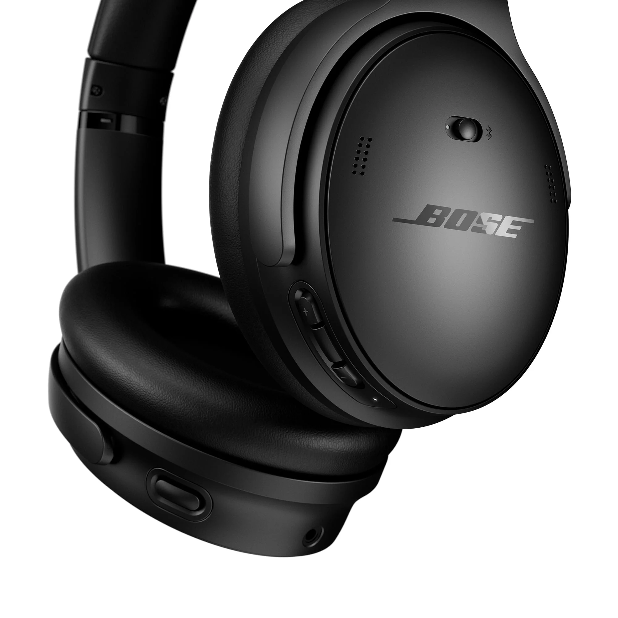 Bose QuietComfort Headphones Noise Cancelling Over-Ear Wireless Bluetooth Earphones, Black
