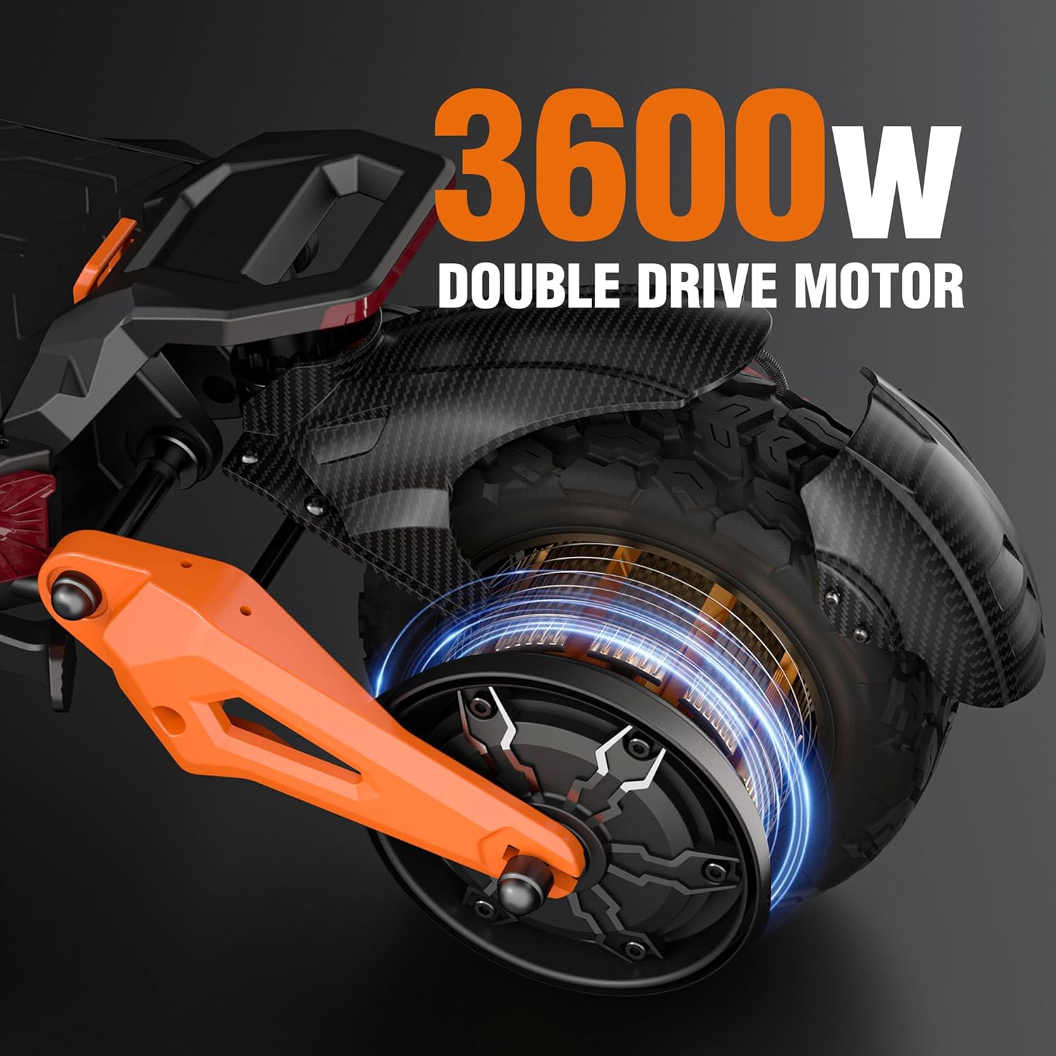 Electric Scooter for Adults Commuting Electric Scooter Up to 50 MPH, Foldable E-Scooter w/ 3600W Motors 60V/30AH Battery with 11 Inches Off Road Tires, Max Load 400LBS, 50 Miles Range