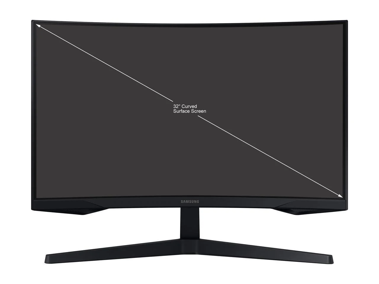 SAMSUNG 32" 165 Hz (Max) VA WQHD Gaming Monitor FreeSync Premium (AMD Adaptive Sync) 2560 x 1440 (2K) HDMI, DisplayPort, Audio Odyssey G55A LS32AG552ENXZA