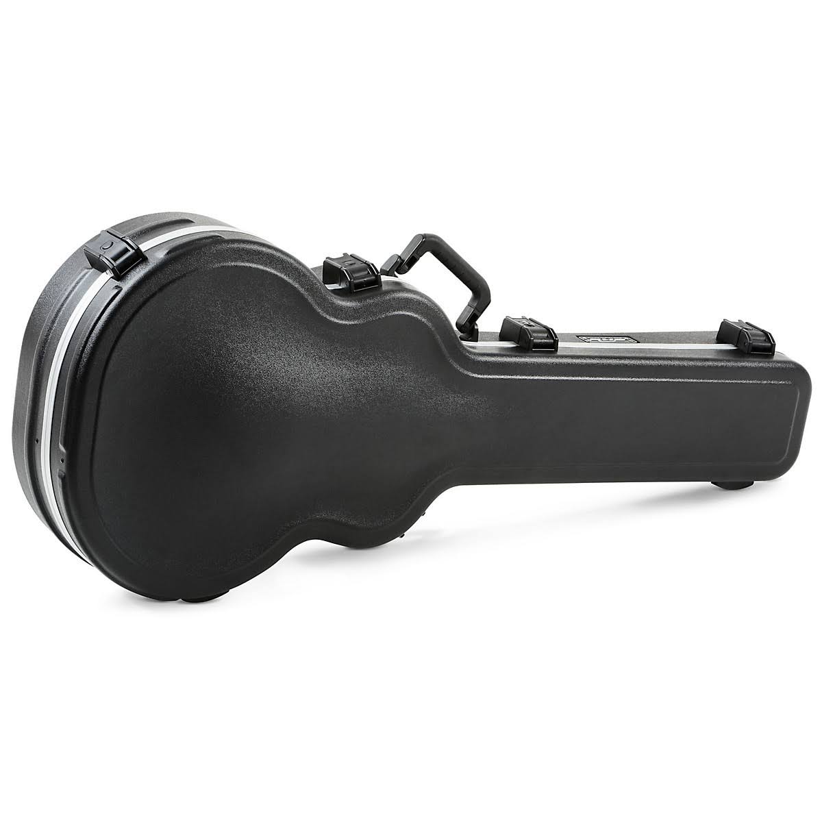 SKB 1SKB-20 Deluxe Molded Jumbo Acoustic/Archtop Electric Guitar Case, Black