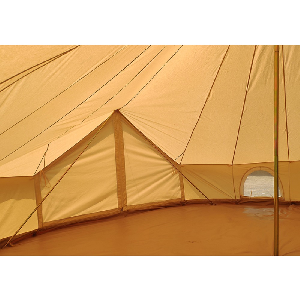 Teepee Tent Emperor Twin Bell Tent Three-Door Canvas Luxury Tent Safari Tent Canvas Luxury Family Yurt Tent