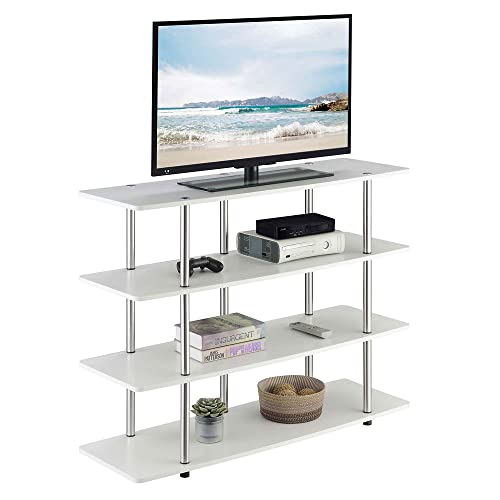 Convenience Concepts 131372ES XL Highboy 4-Tier TV Stand, Espresso