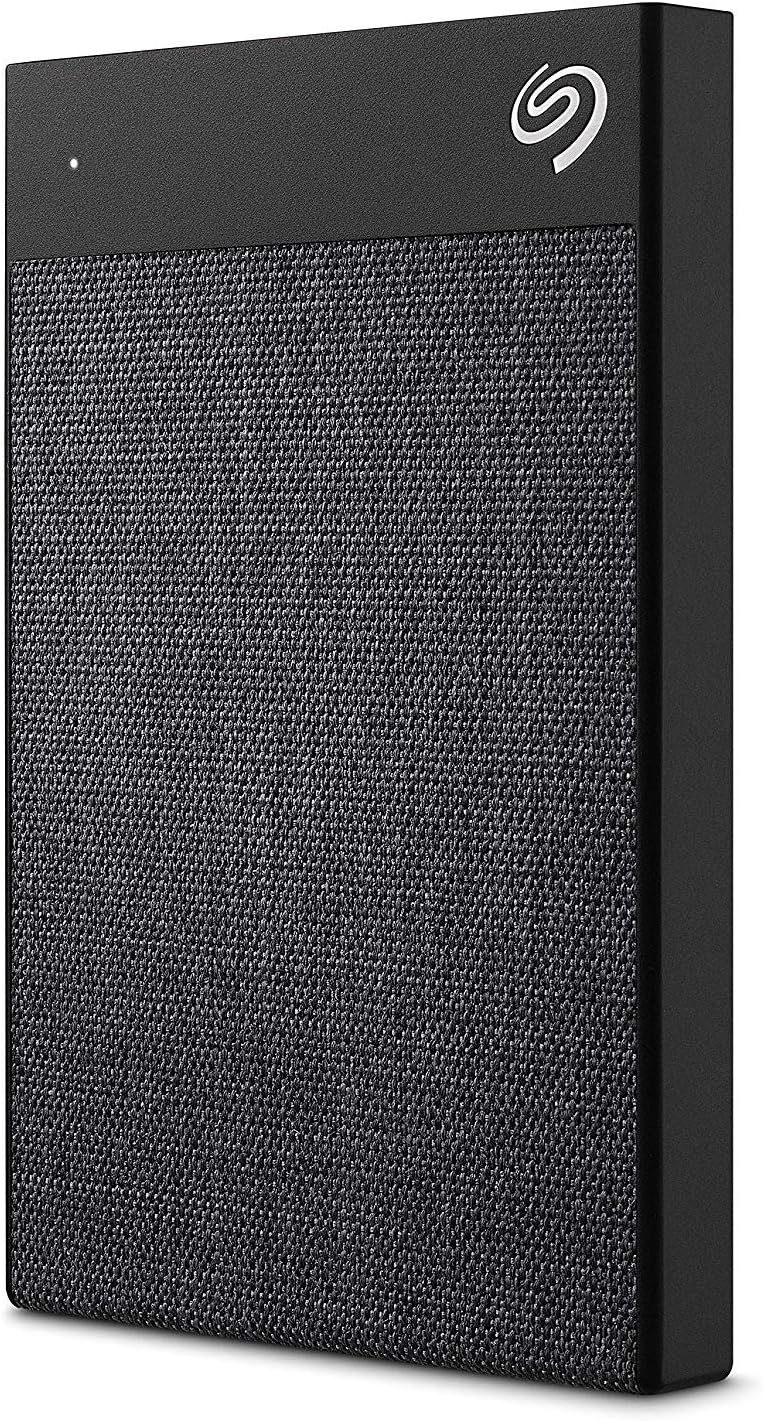 Seagate Backup Plus Ultra Touch HDD 2TB External Hard Drive – White USB-C USB 3.0, 1yr Mylio Create, 4 month Adobe Creative Cloud Photography plan and Rescue Services (STHH2000402)