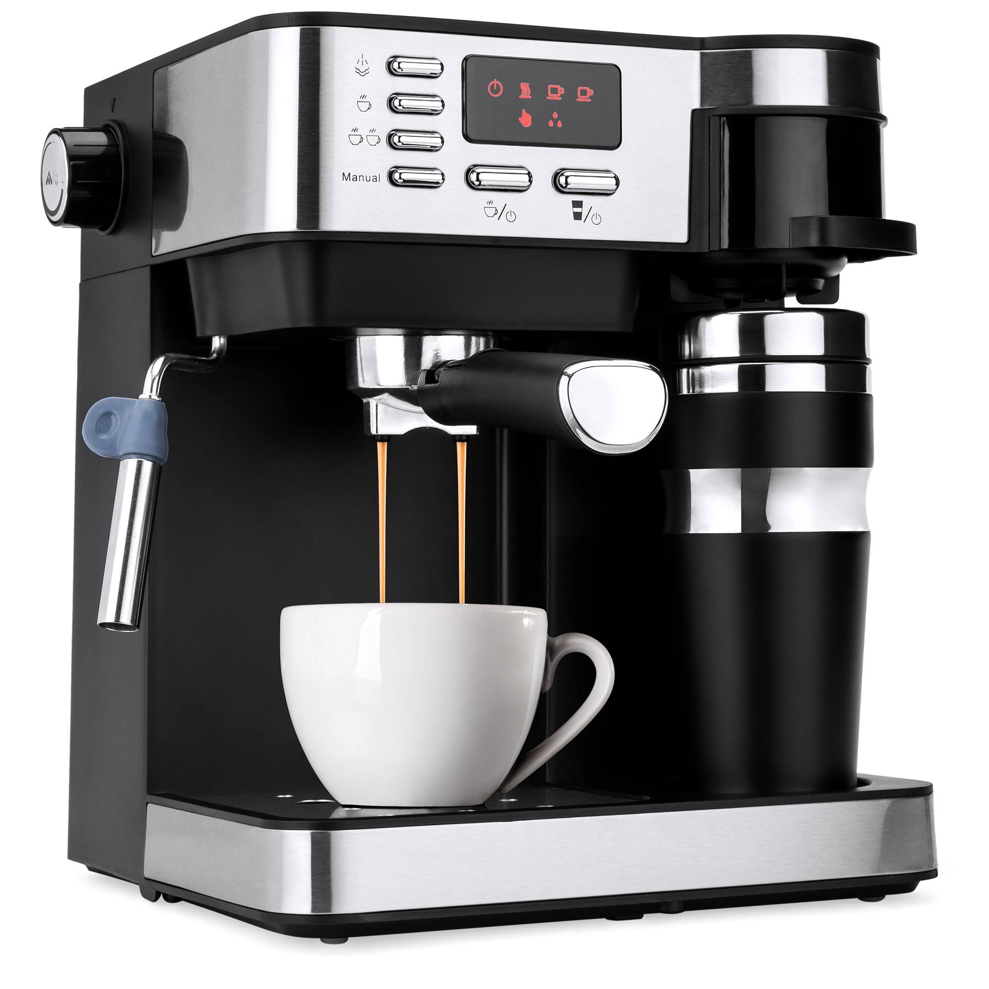 Best Choice Products 3 in 1 Espresso Coffee Machine Cappuccino Maker Programmable 115-Bar Accessories