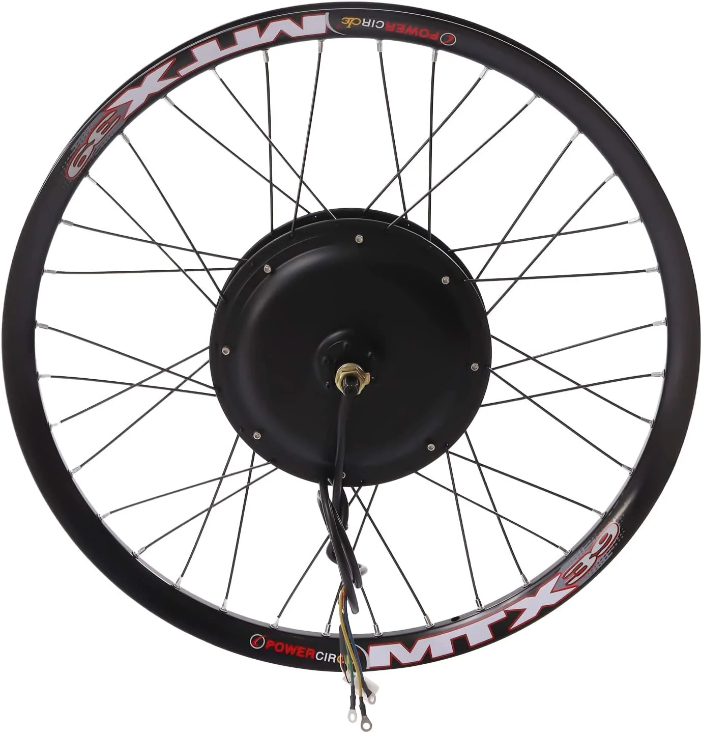 Miumaeov 27.5" Rear Wheel Electric Bicycle Conversion Kit Refitting LCD 72V 2000W Motor