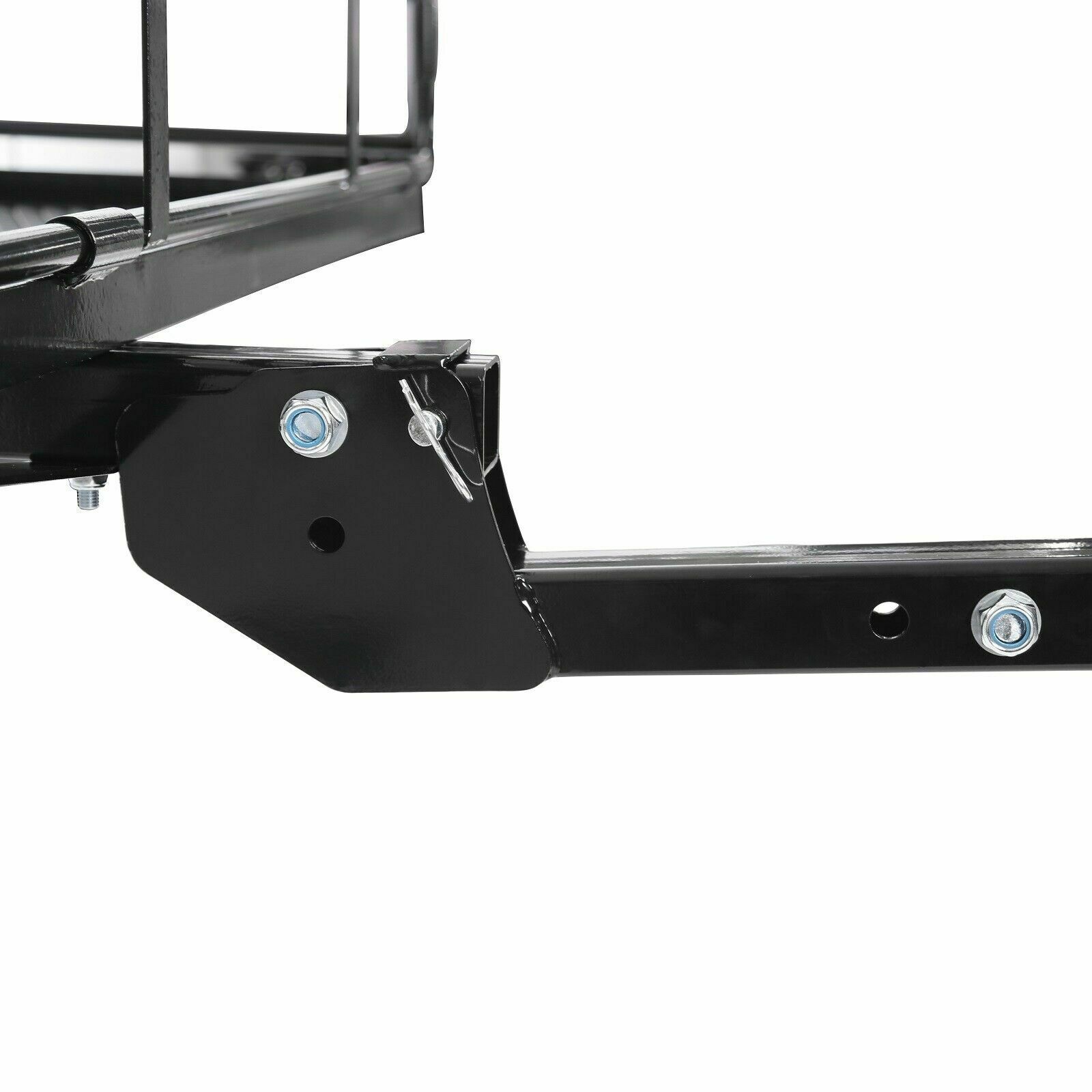 Teledu Multifunctional Folding Hitch-Mount Cargo Carrier Mounted Basket Luggage Rack