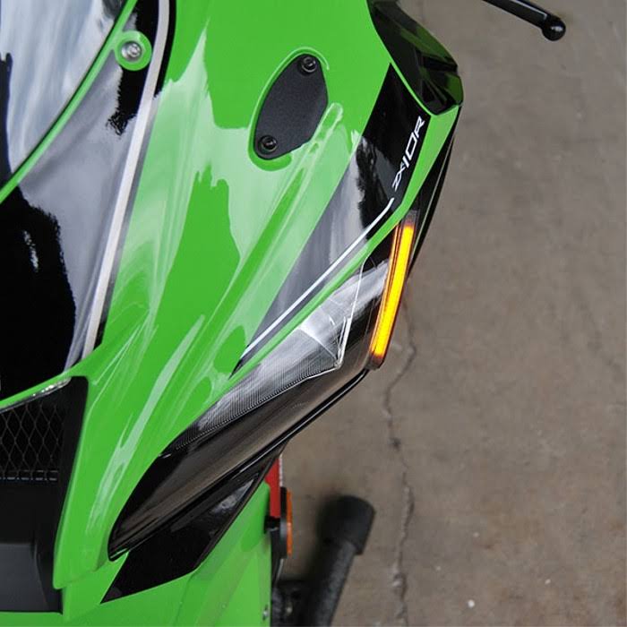 Front LED Turn Signals - 16-17 Kawasaki ZX10R