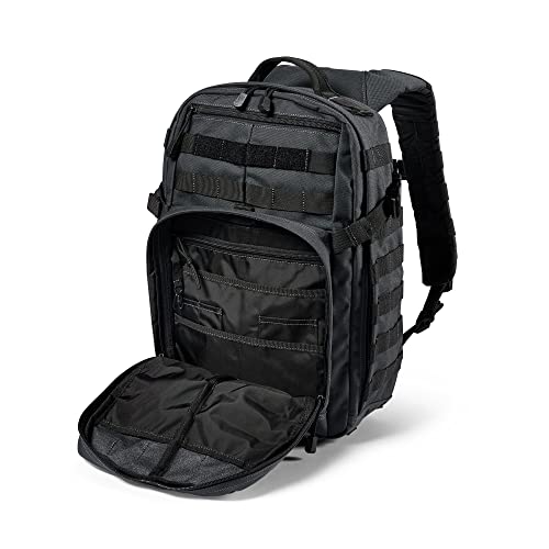 5.11 Tactical Backpack – Rush 12 2.0 – Military Molle Pack, CCW with Multiple Compartments, 24 Liter, Small, Style 56562, Multicam