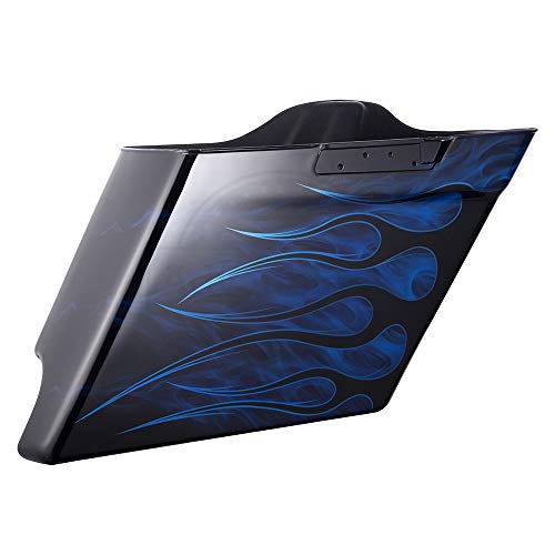 Vivid Black Saddlebags Saddle Bags Fit for 2014+ Harley/Davidson Touring, Motorcycle Accessories
