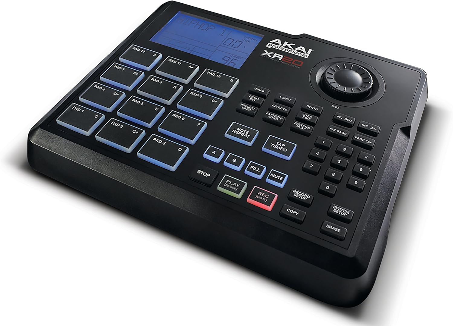 Akai Professional XR20 | Beat Production Station Drum Machine with 12 Trigger Pads, Note Repeat, and 700 Sounds