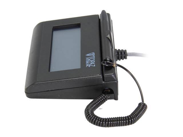 Topaz SigLite LCD 1X5 T-L460-HSB - USB Signature Terminal - 4.4x22 x 1.3x22