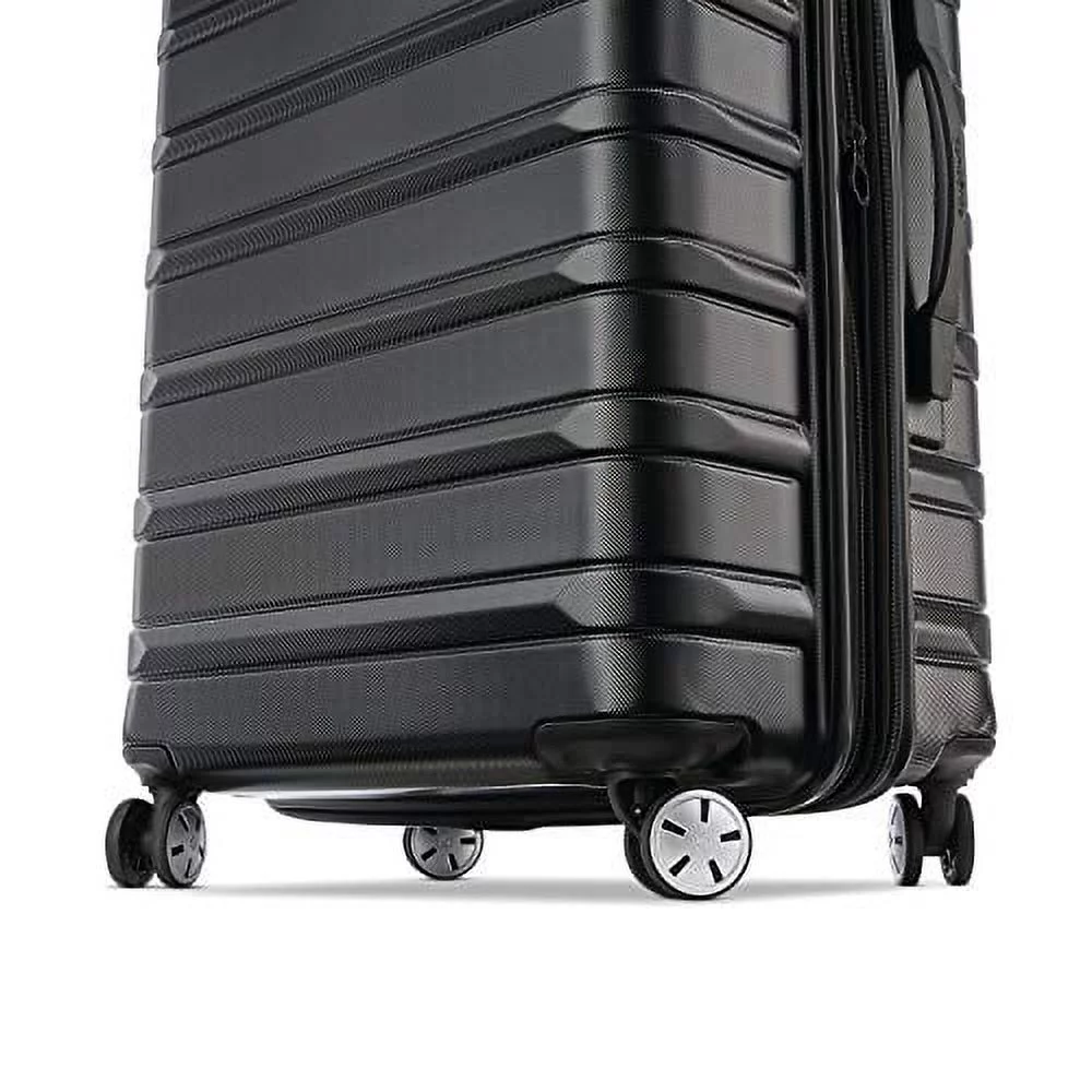 Samsonite Omni 2 Hardside Expandable Luggage with Spinner Wheels, Midnight Black, 3-Piece Set (20/24/28)