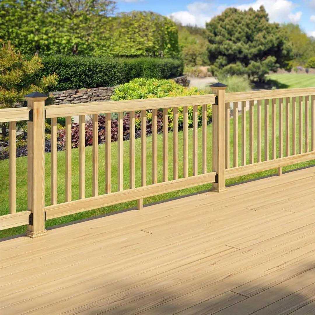 ProWood 6 ft. Wood Railing Kit with Beveled Wood Balusters - Shop Hardware Tools Online Store