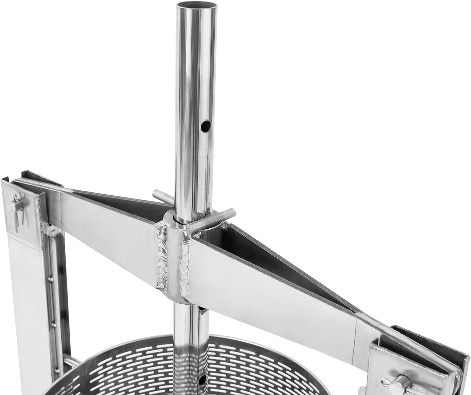 Fruit Wine Press, 5.28 Gal Manual Stainless Steel Juice Maker for Wine Making, Apple Cider Vegetables Berries Olive Oil Press with 3 Stainless Steel Barrels, 1 Hydraulic Jack, 1 Filter Bag