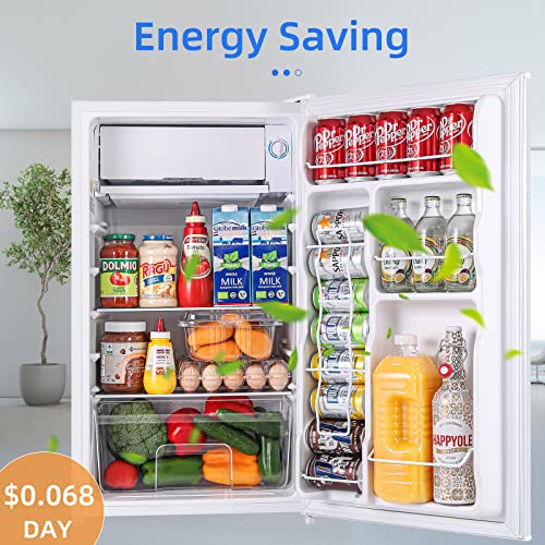 BANGSON Mini Fridge with Freezer,3.2 Cu.Ft.