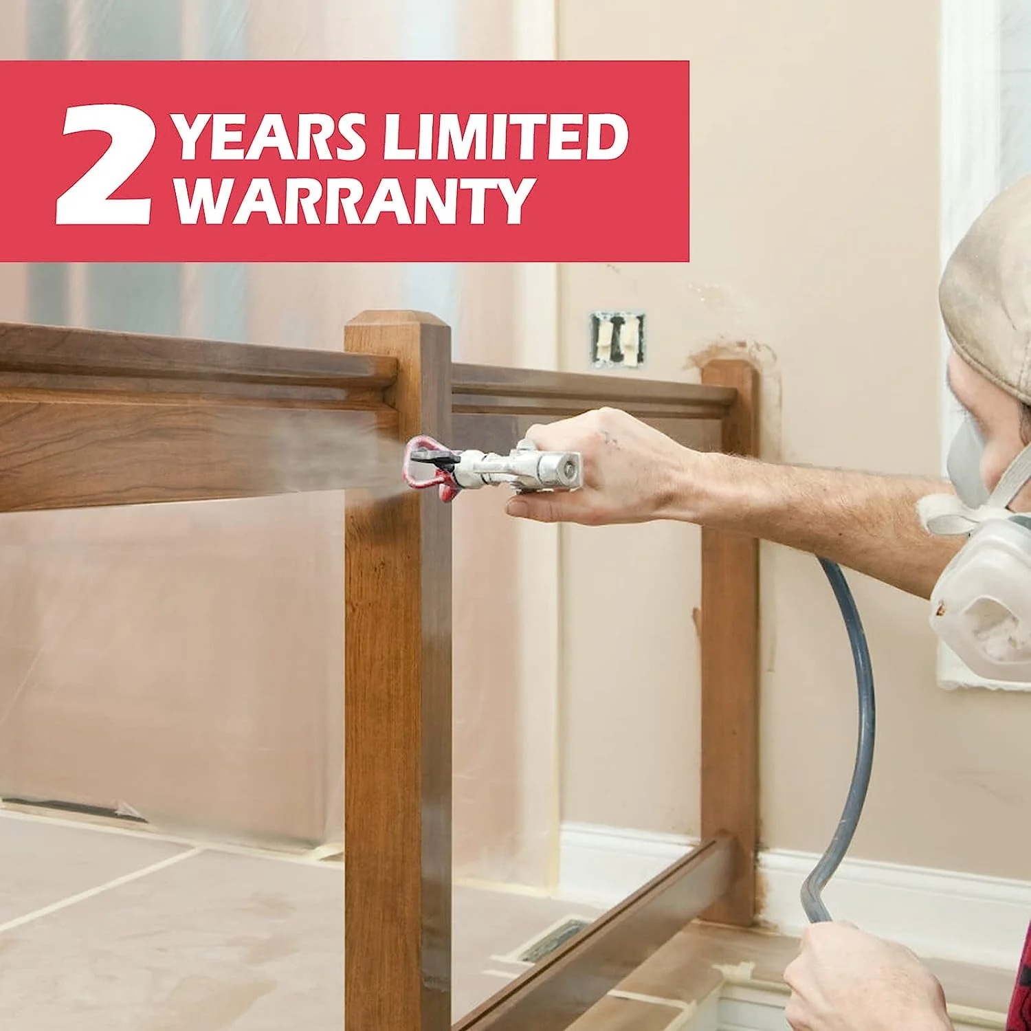 PowerSmart Airless Paint Airless Sprayer Electric for Home Interior and Exterior PS6300