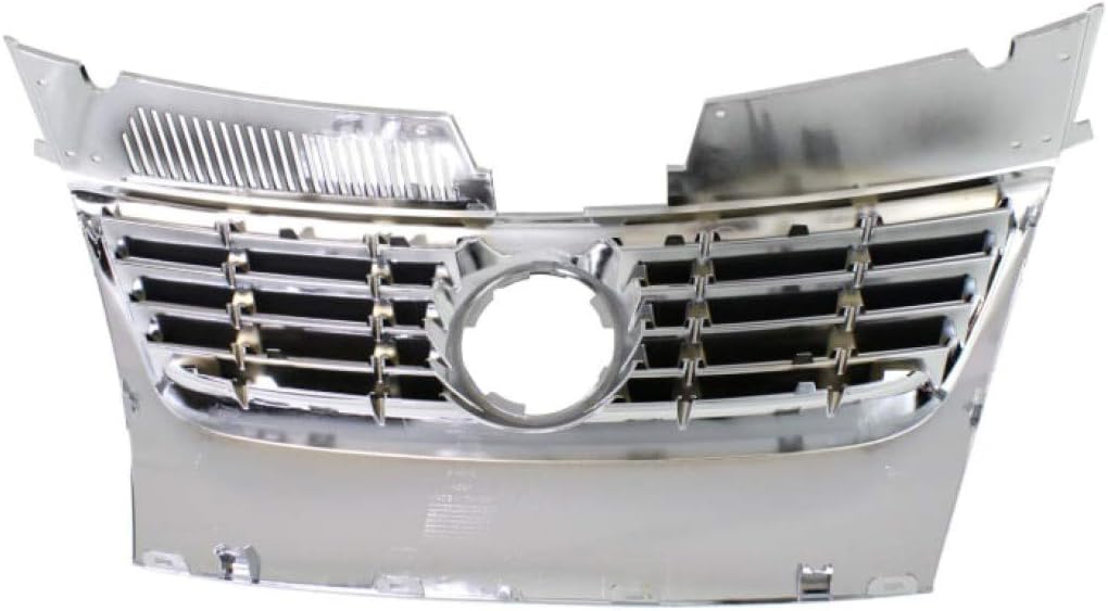 For Volkswagen Passat Grille Assembly 2006 07 08 09 2010 | Chrome Shell w/Black Insert | w/Chrome Insert Molding | Plastic | VW1200142 | 3C0853651EPWF