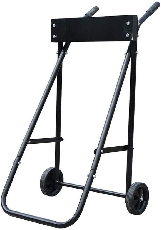 DNYSYSJ Outboard Motor Trolley, Outboard Motor Stand Boat Engine Carrier Stand Transport Wheel Cart for Transporting Outboard Engine Quick Folds Max.Load 70KG