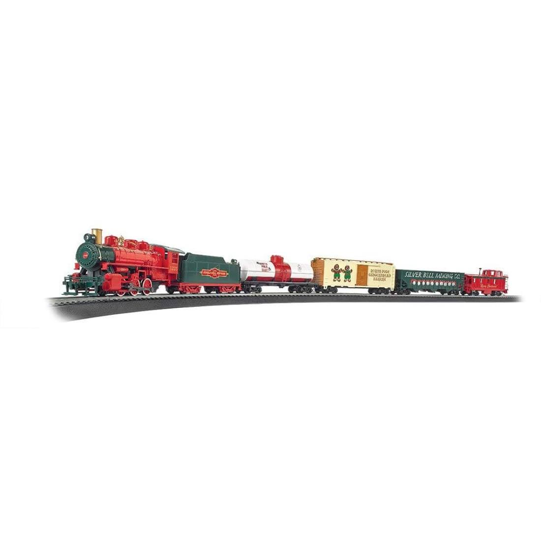 Bachmann Trains - Jingle Bell Express Ready to Run Electric Train Set - HO Scale
