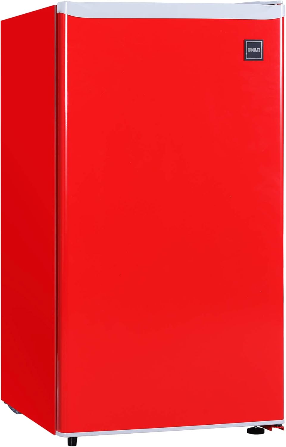RCA RFR322-B RFR322 3.2 Cu Ft Single Door Compact Mini Fridge Refrigerator, Platinum, Stainless