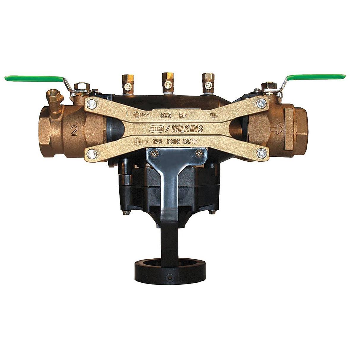 Zurn 1-Inch Lead Free Reduced Pressure Backflow Preventer Wilkins 1-375XL