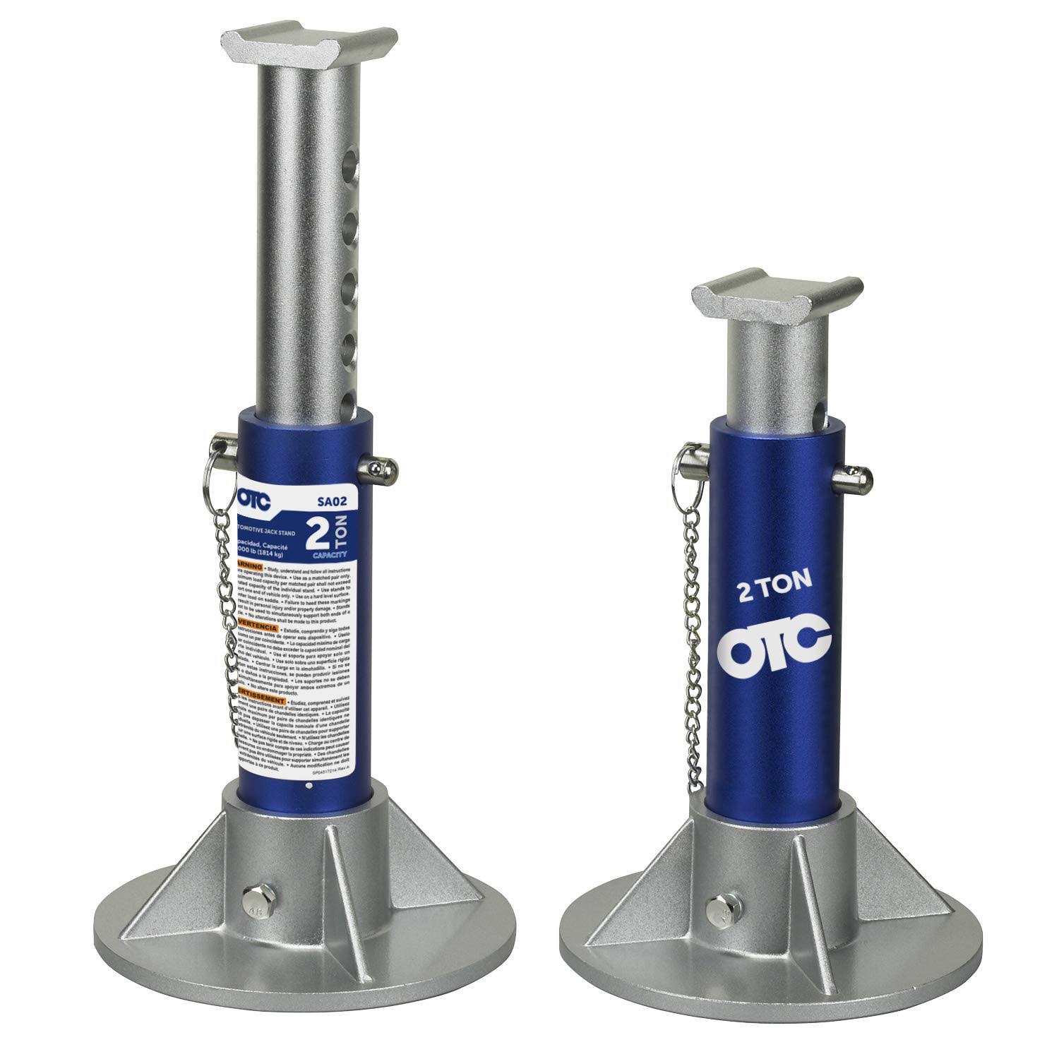OTC Sa02 2 Ton Aluminum Jack Stands - Megean