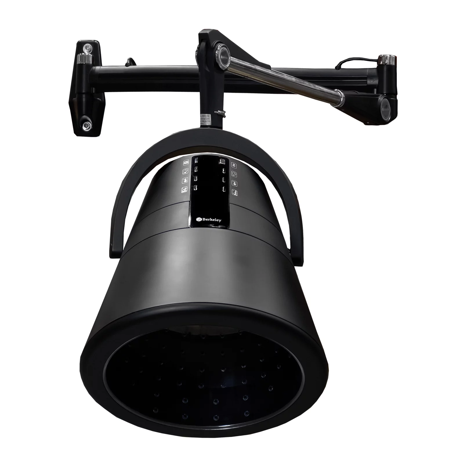 LUX Salon Hair Dryer Wall Mounted Hood Hanging Processor for Hair Salon Styling Studio, Black