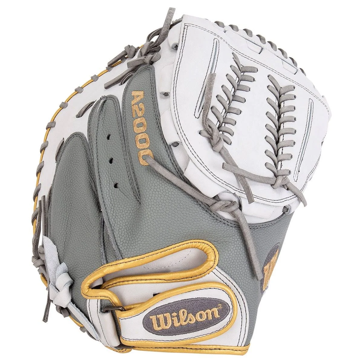 Wilson A2000 SuperSkin 34x22 Fastpitch Softball Catcher&s Mitt WTA20RF19CM34SS