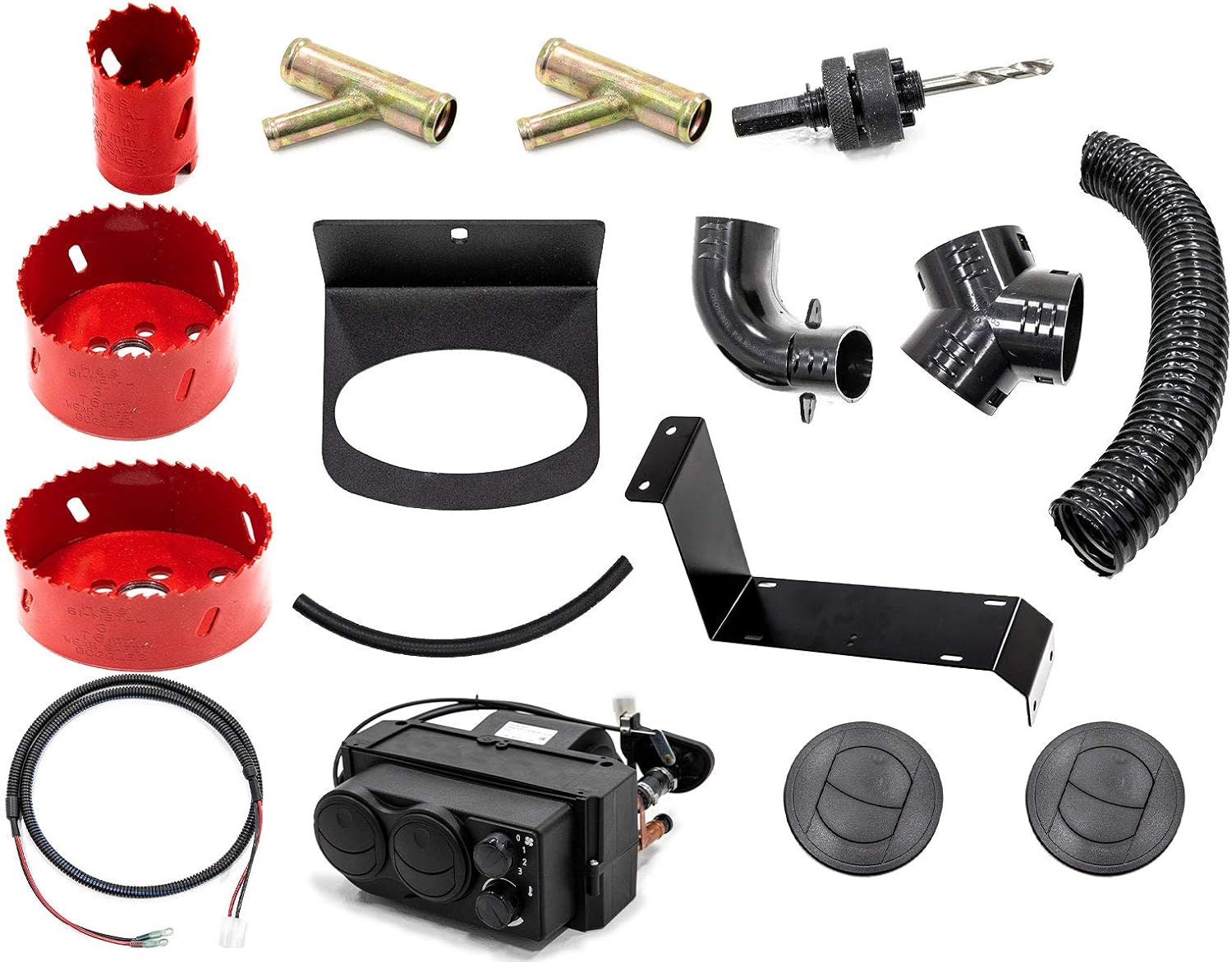 SuperATV UTV Cab Heater for 2011-2020 Can-Am Commander 1000 / 2012 1000 X / 2012-2020 1000 XT / 2011-2020 1000 DPS / 2012-2016 1000 LTD / 2014-2020 1000 XTP / MAX / DPS Max / XT | Windshield Defrost