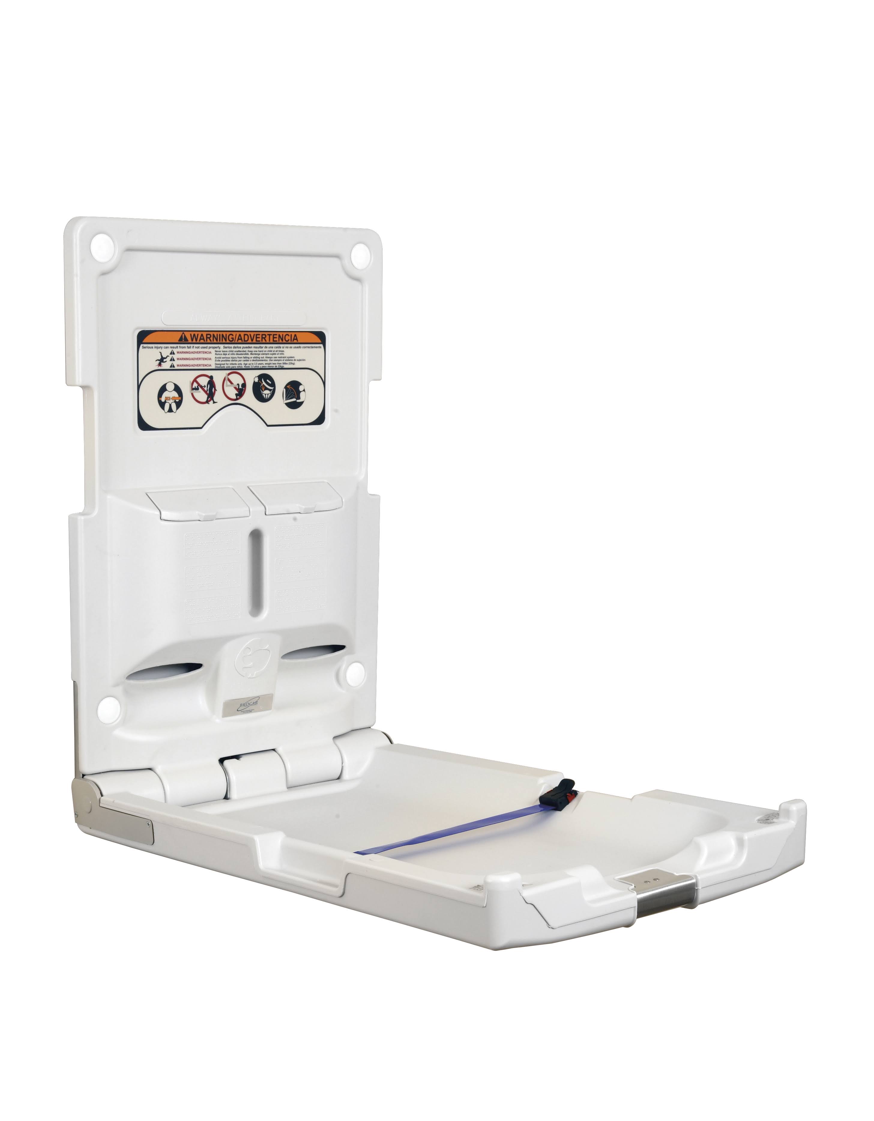 Foundations Polyethylene Vertical Surface Mount Changing Station