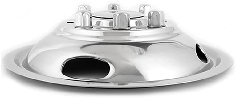 Kucaruce Set of 4 19.5 10 Lug Wheel Skins Hub Caps Rim Covers Stainless Steel Wheel Simulators For 2008-2020 R_a_m 4500 5500 Pickup