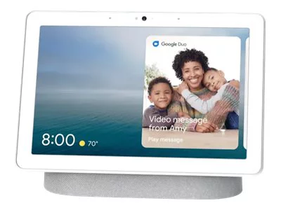 Google Nest Hub Max - Smart display - LCD 10" - 2.1-channel - wireless - Wi-Fi, Bluetooth - chalk