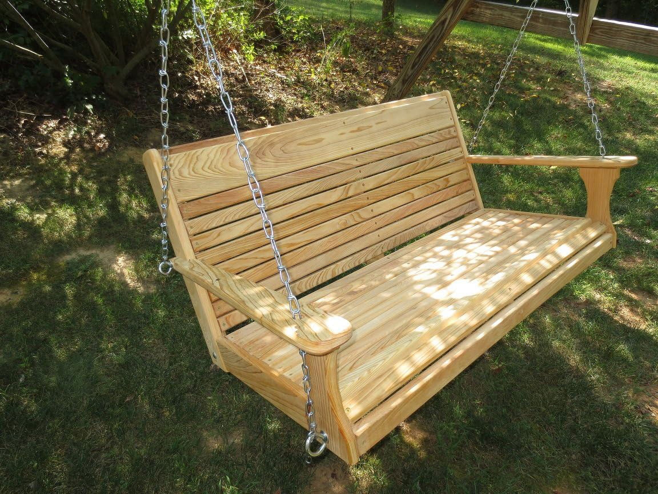 Porch Swing/Wood Porch Swing/USA Made/Wooden Swing