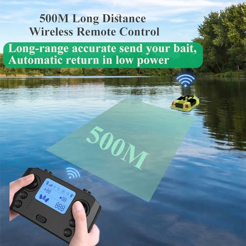 RC Fishing Bait Boat with GPS for Carp Fishing Auto Navigation,Cruise Control