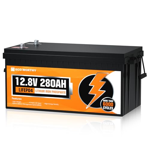 ECO-WORTHY 12V 260AH 280AH BATTERY