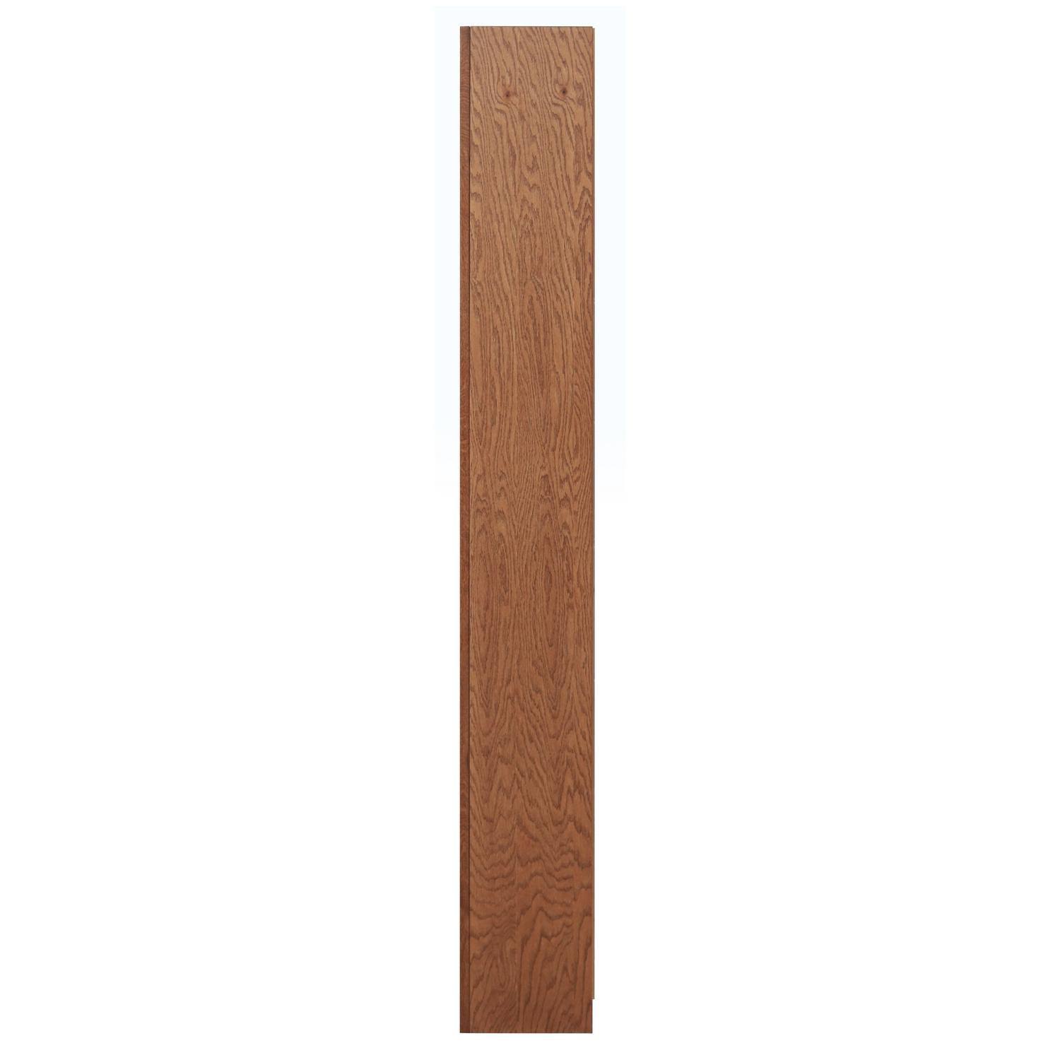 Concepts in Wood Double Wide Bookcase 12 Shelves Dry Oak