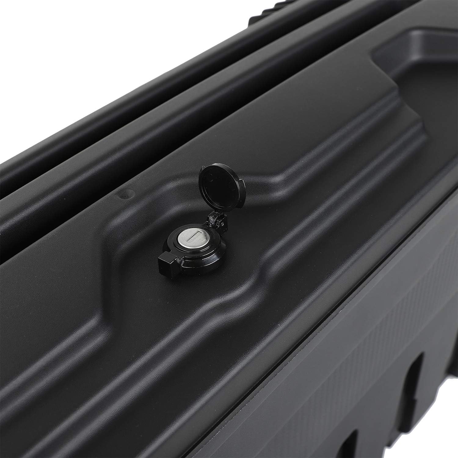 LucaSng Truck Bed Wheel Well Storage Case Tool Box Compatible with Dodge Ram 1500 2500 3500 2002-2018 Rear Driver & Passenger Side Black Lockable Storage Box Unit One Pair