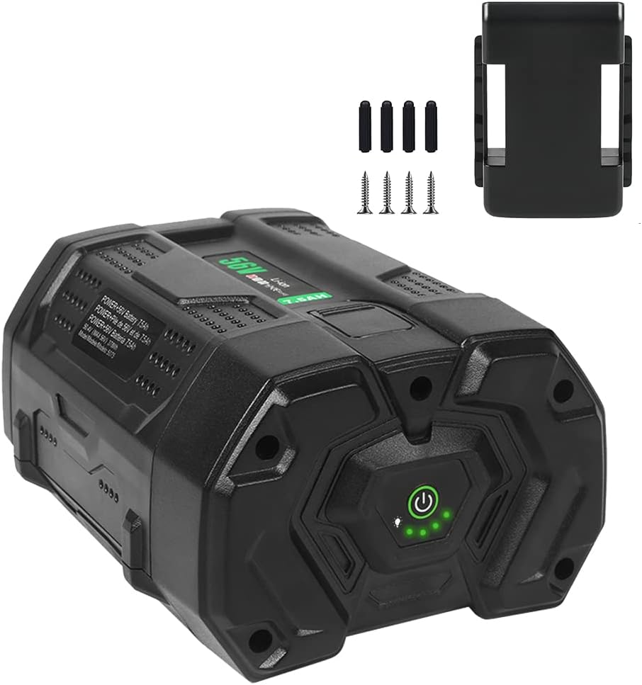 56 Volt 7.5 Ah Lithium Battery Replacement for BA4200 BA4200T BA5600T Batteries 7500mah with Power Indicator, Compatible with All Power Tools (Battery Holder Included)