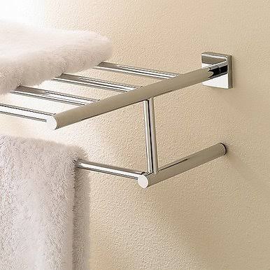 Valsan Braga Towel Rack - Finish: Satin Nickel - Size: 15 3/4x22 1163579