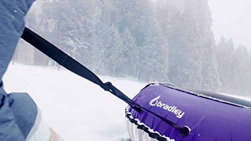 Bradley Snow Tubes: 50 inch Heavy Duty Inflatable Sledding Tubes for Adults - Towable Snow Fun! Best Snow Tubes for Sledding Adventure - Made in The USA!…