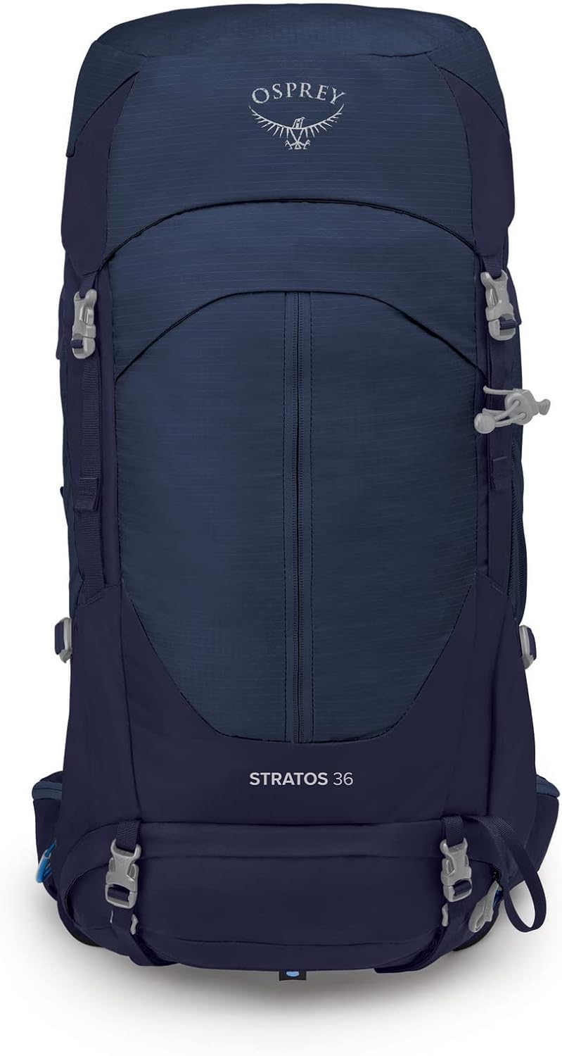 Osprey Stratos 36L Men's Hiking Backpack, Cetacean Blue