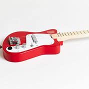 Loog Mini Electric kids Guitar for Beginners built-in Amp Ages 3+ Learning App and Lessons Included Yellow