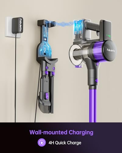 FABULETTA Vacuum Cleaners for Home, 38Kpa Cordless Vacuum Cleaner with 500W Brushless Motor, 6 in 1 Lightweight Stick Vacuum Up to 55 Mins Runtime, Great for Pet Hair/Carpet/Hard Floor, Deep Blue
