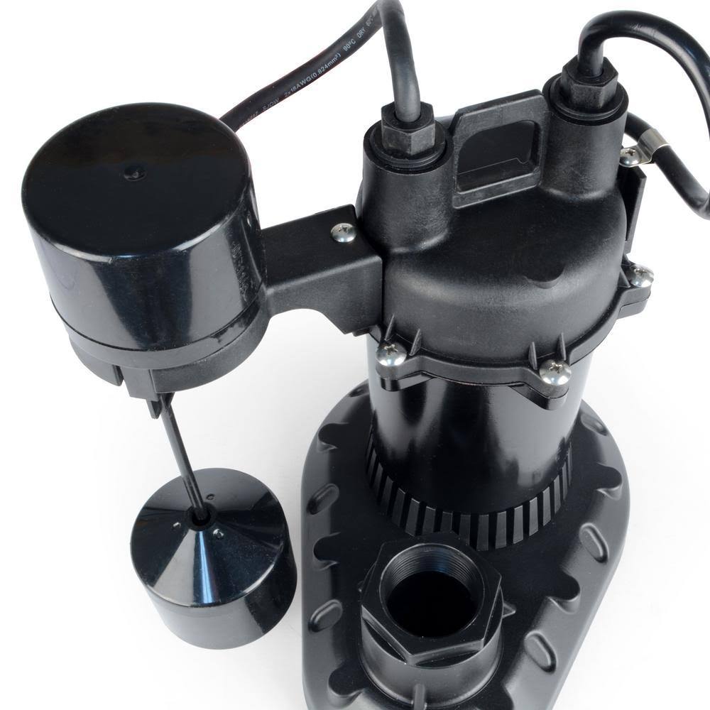 Everbilt 1/2 HP Submersible Aluminum Sump Pump with Vertical Switch
